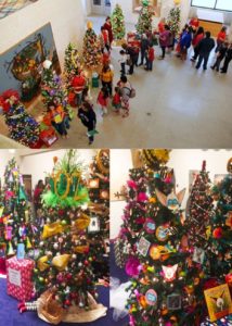 art museum of south texas christmas tree forest